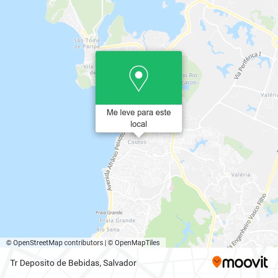 Tr Deposito de Bebidas mapa