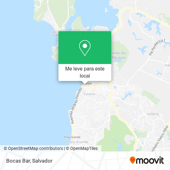 Bocas Bar mapa