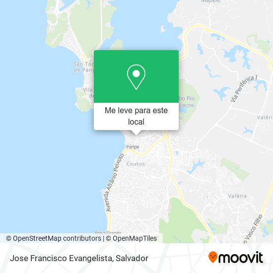 Jose Francisco Evangelista mapa