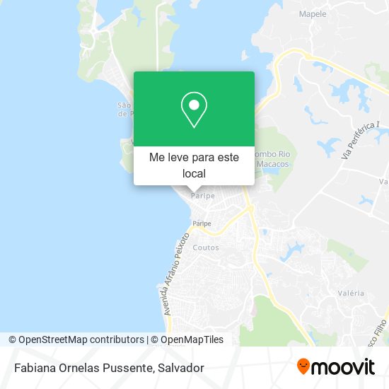 Fabiana Ornelas Pussente mapa