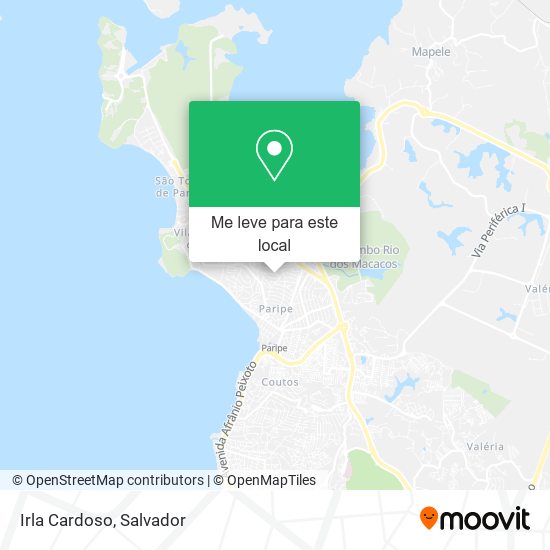 Irla Cardoso mapa