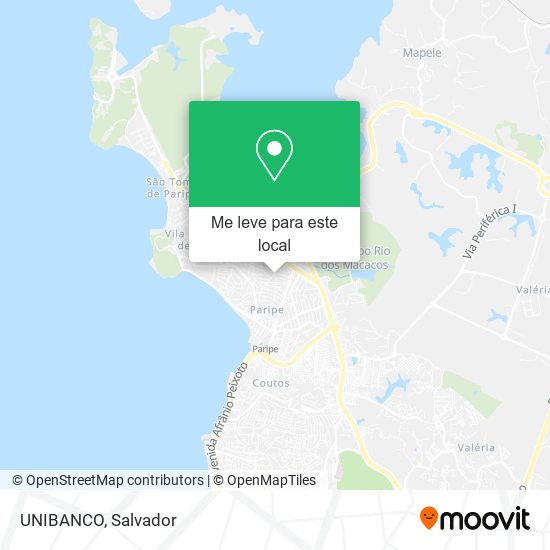 UNIBANCO mapa