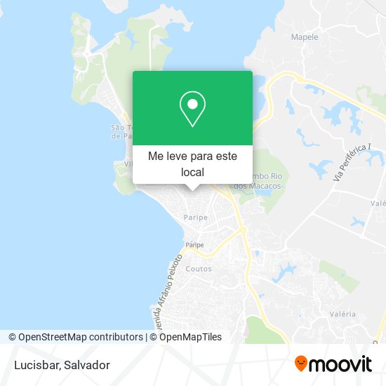 Lucisbar mapa