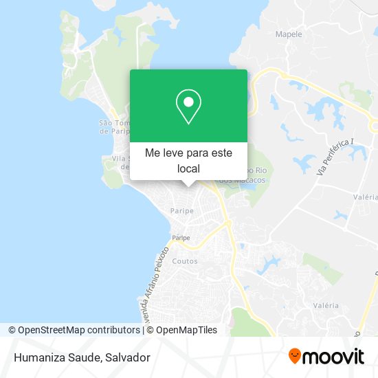 Humaniza Saude mapa