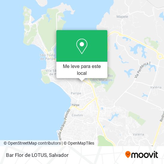 Bar Flor de LOTUS mapa