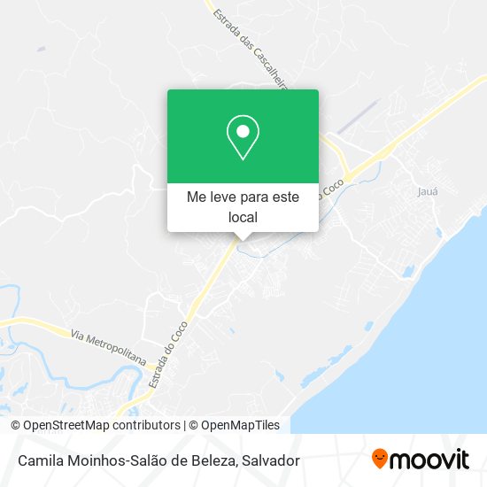 Camila Moinhos-Salão de Beleza mapa