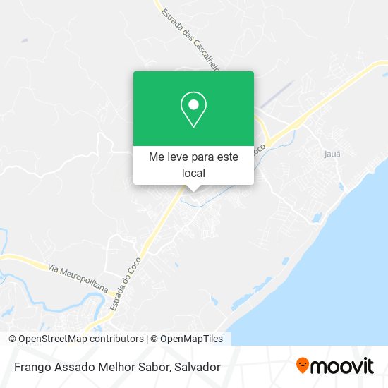 Frango Assado Melhor Sabor mapa