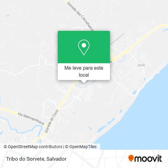 Tribo do Sorvete mapa