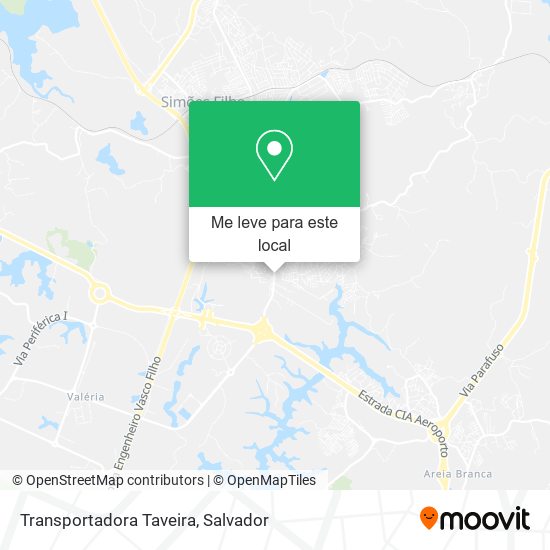 Transportadora Taveira mapa