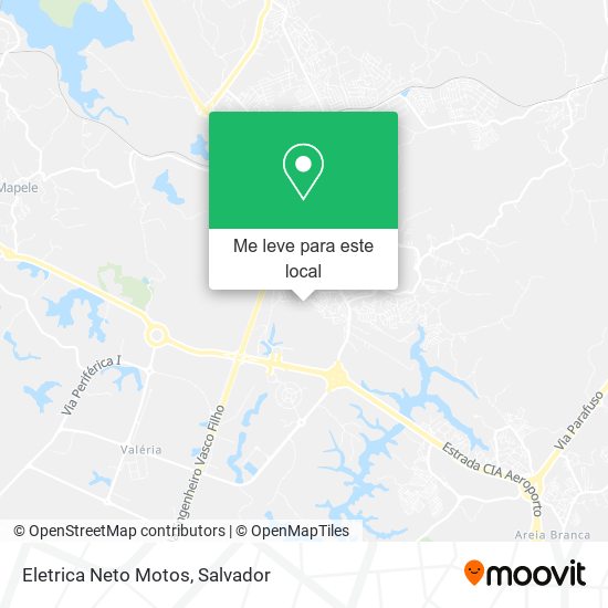 Eletrica Neto Motos mapa