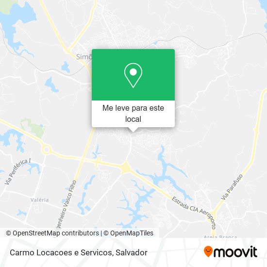 Carmo Locacoes e Servicos mapa