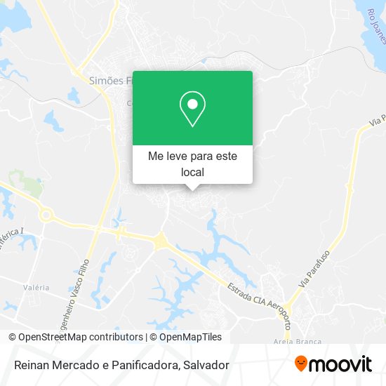 Reinan Mercado e Panificadora mapa