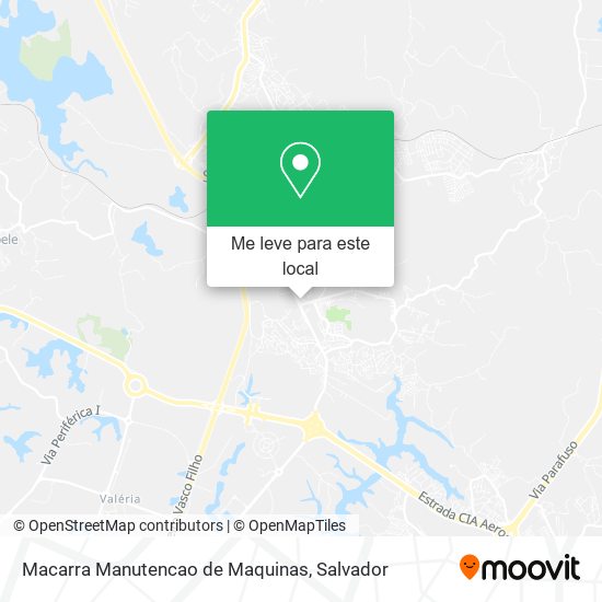 Macarra Manutencao de Maquinas mapa