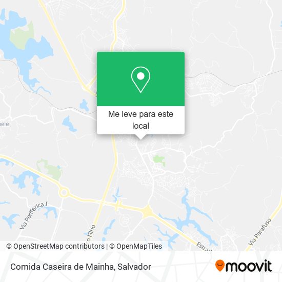 Comida Caseira de Mainha mapa