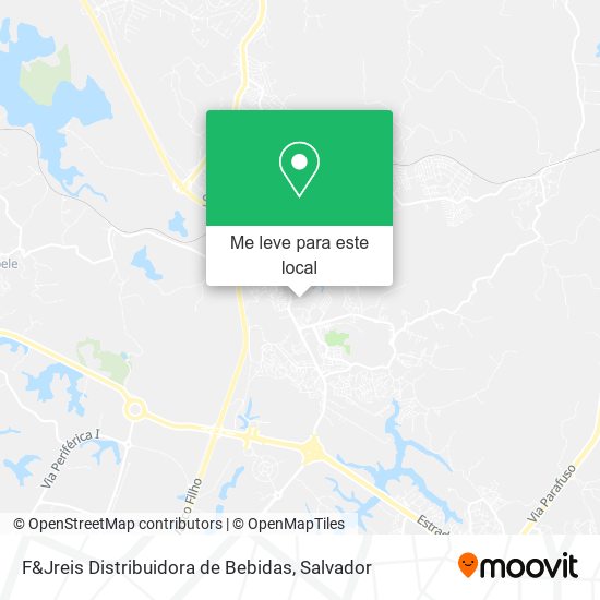 F&Jreis Distribuidora de Bebidas mapa