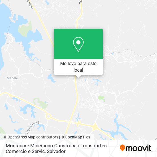 Montanare Mineracao Construcao Transportes Comercio e Servic mapa