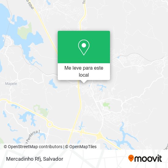 Mercadinho Rfj mapa