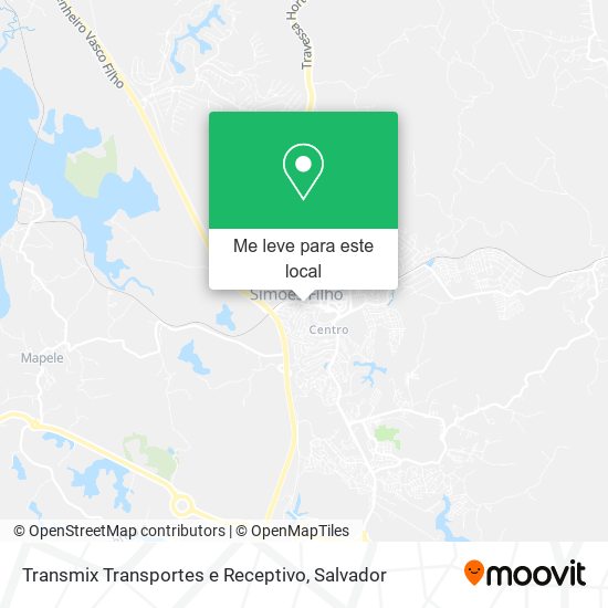 Transmix Transportes e Receptivo mapa