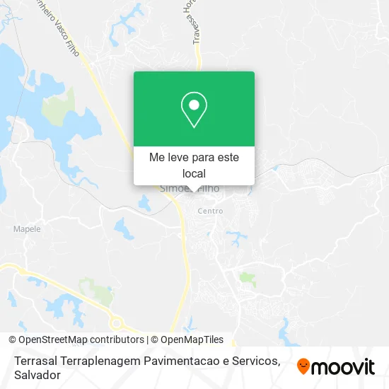 Terrasal Terraplenagem Pavimentacao e Servicos mapa
