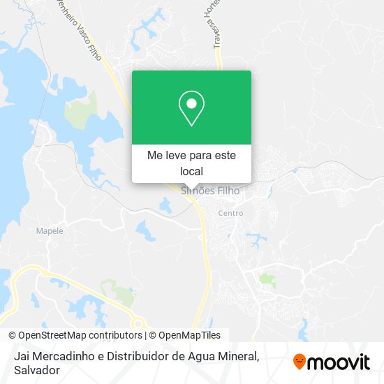 Jai Mercadinho e Distribuidor de Agua Mineral mapa