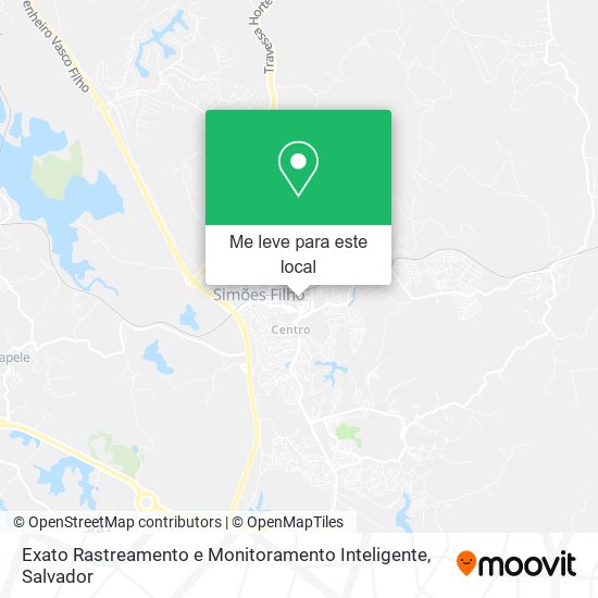 Exato Rastreamento e Monitoramento Inteligente mapa