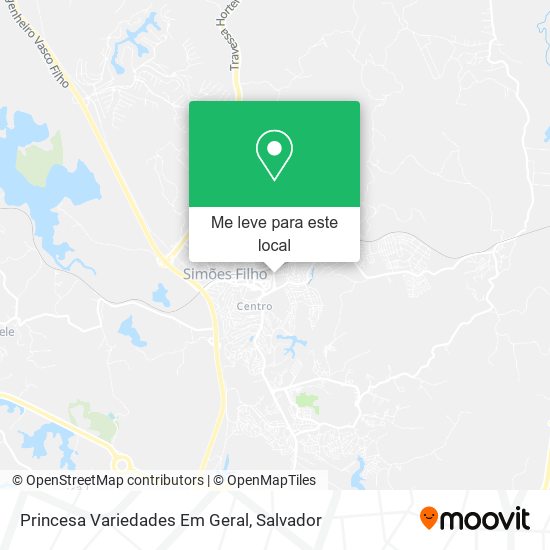 Princesa Variedades Em Geral mapa