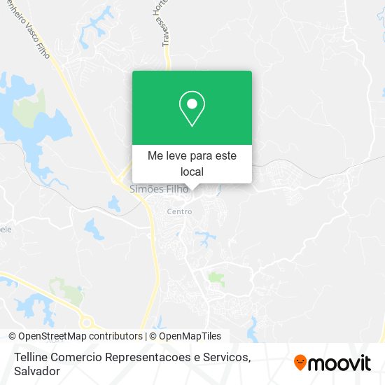 Telline Comercio Representacoes e Servicos mapa