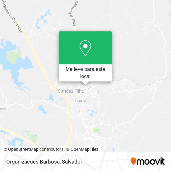 Organizacoes Barbosa mapa