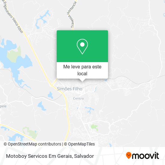 Motoboy Servicos Em Gerais mapa