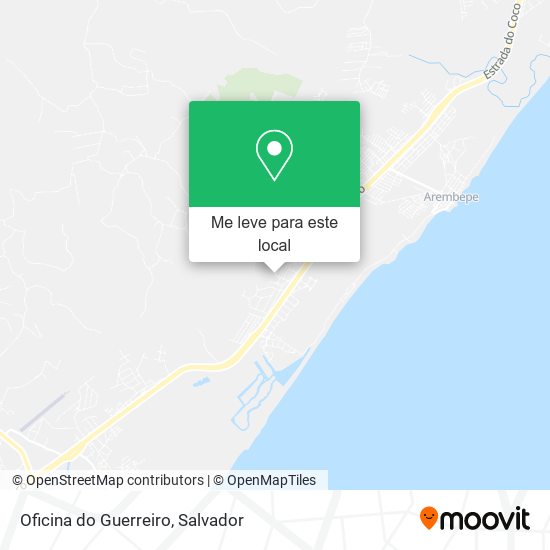 Oficina do Guerreiro mapa