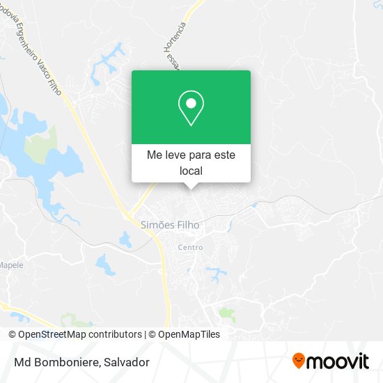 Md Bomboniere mapa