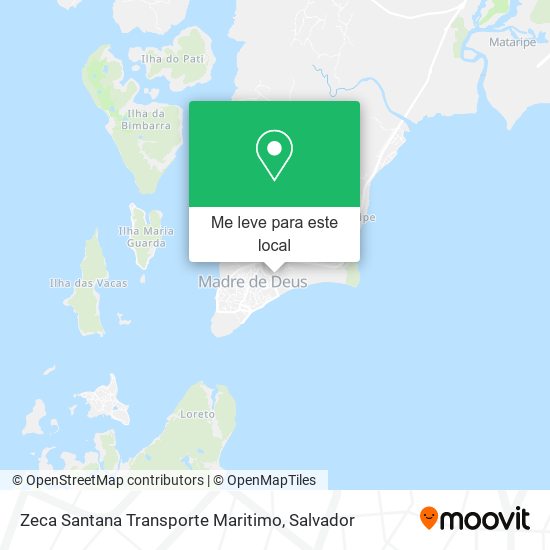 Zeca Santana Transporte Maritimo mapa