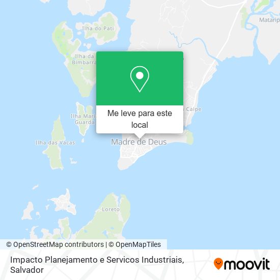 Impacto Planejamento e Servicos Industriais mapa