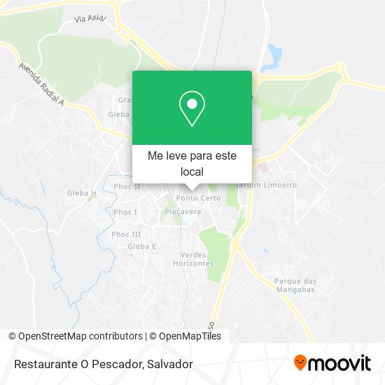 Restaurante O Pescador mapa