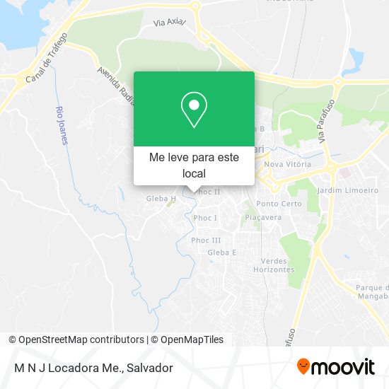 M N J Locadora Me. mapa