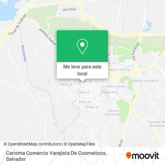 Carisma Comercio Varejista De Cosmeticos mapa