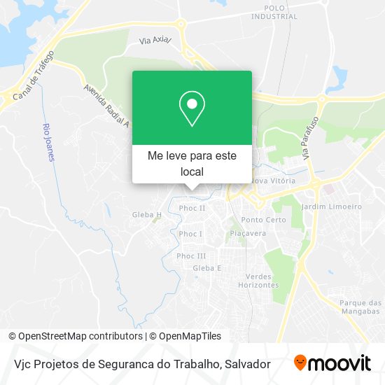 Vjc Projetos de Seguranca do Trabalho mapa