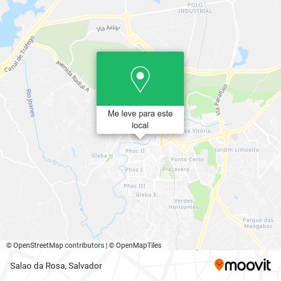 Salao da Rosa mapa