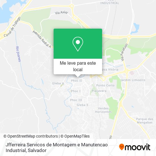 Jfferreira Servicos de Montagem e Manutencao Industrial mapa