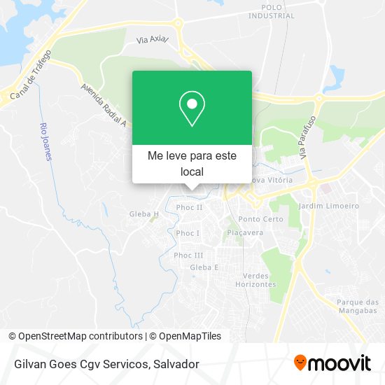 Gilvan Goes Cgv Servicos mapa