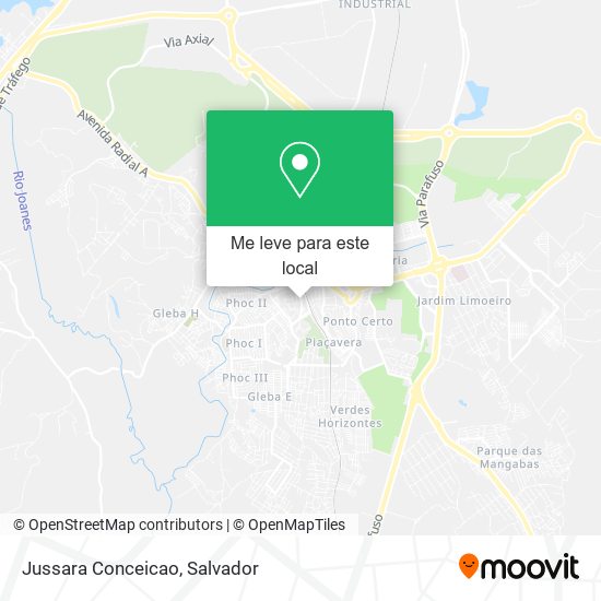 Jussara Conceicao mapa