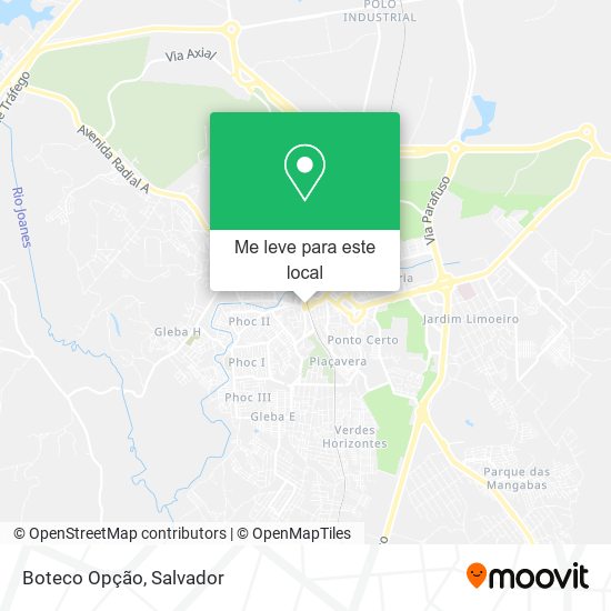 Boteco Opção mapa