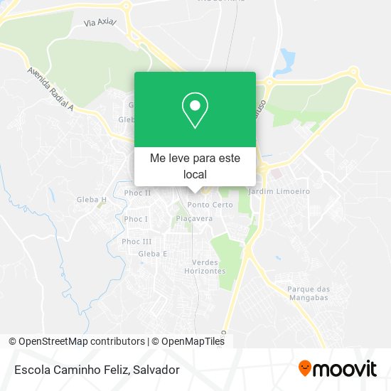 Escola Caminho Feliz mapa