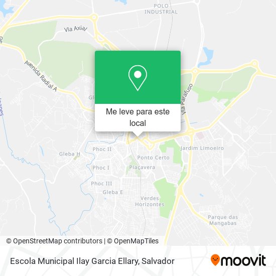 Escola Municipal Ilay Garcia Ellary mapa