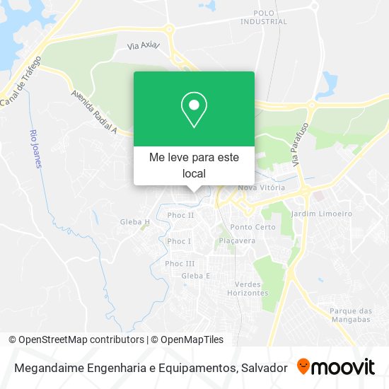 Megandaime Engenharia e Equipamentos mapa