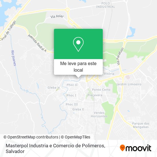 Masterpol Industria e Comercio de Polimeros mapa