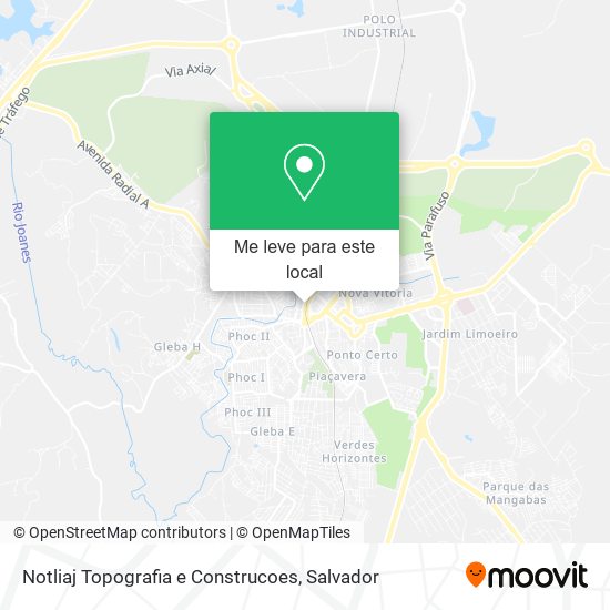 Notliaj Topografia e Construcoes mapa