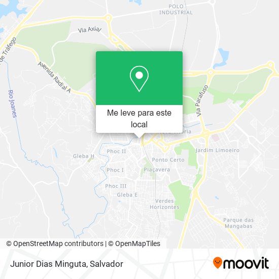 Junior Dias Minguta mapa