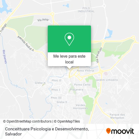 Conceittuare Psicologia e Desenvolvimento mapa