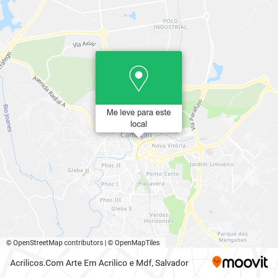 Acrilicos.Com Arte Em Acrilico e Mdf mapa